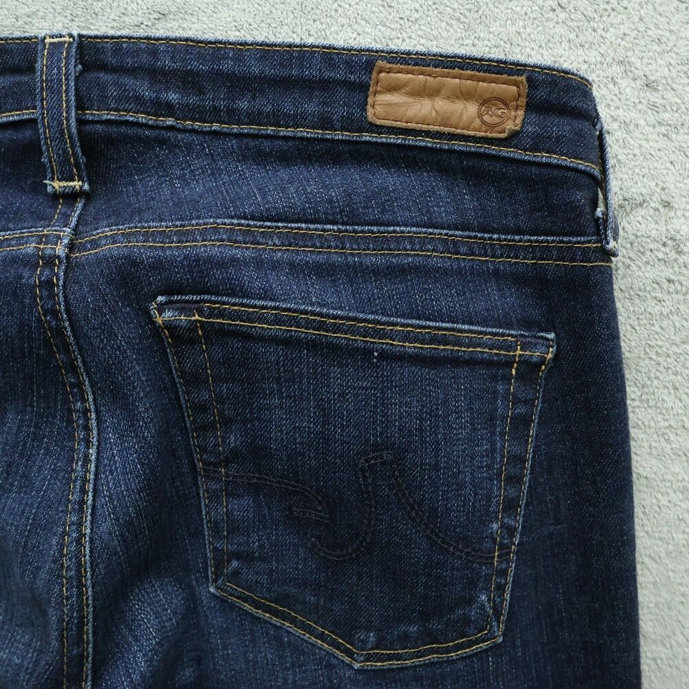 AG Jean Women's Size 27R Blue Low-Rise The Stilt Cigarette Leg Denim 30" Inseam - Picture 15 of 16